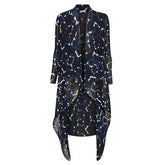 ALQUEMA |  COLLARE COAT & DRESS - BLACK DYNASTY